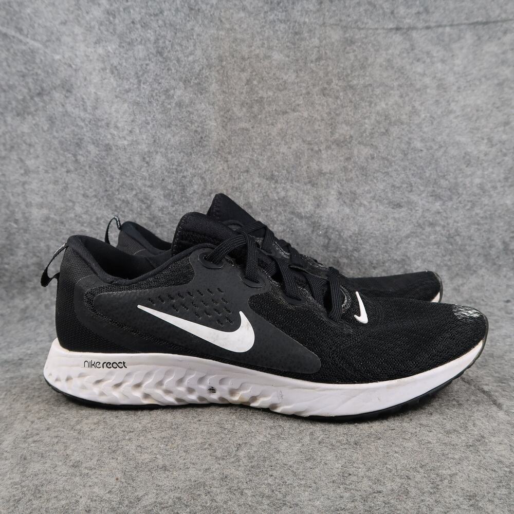 Nike Shoes Womens 9.5 Athletic Trainer Running Sneakers Legend React Black White